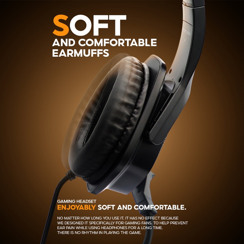 Neolution E-Sport Gaming Headset รุ่น Cyclops หูฟังเกมมิ่ง มีซาวด์การ์ด ปรับระบบเป็น 7.1 ไมค์โครโฟนชัด