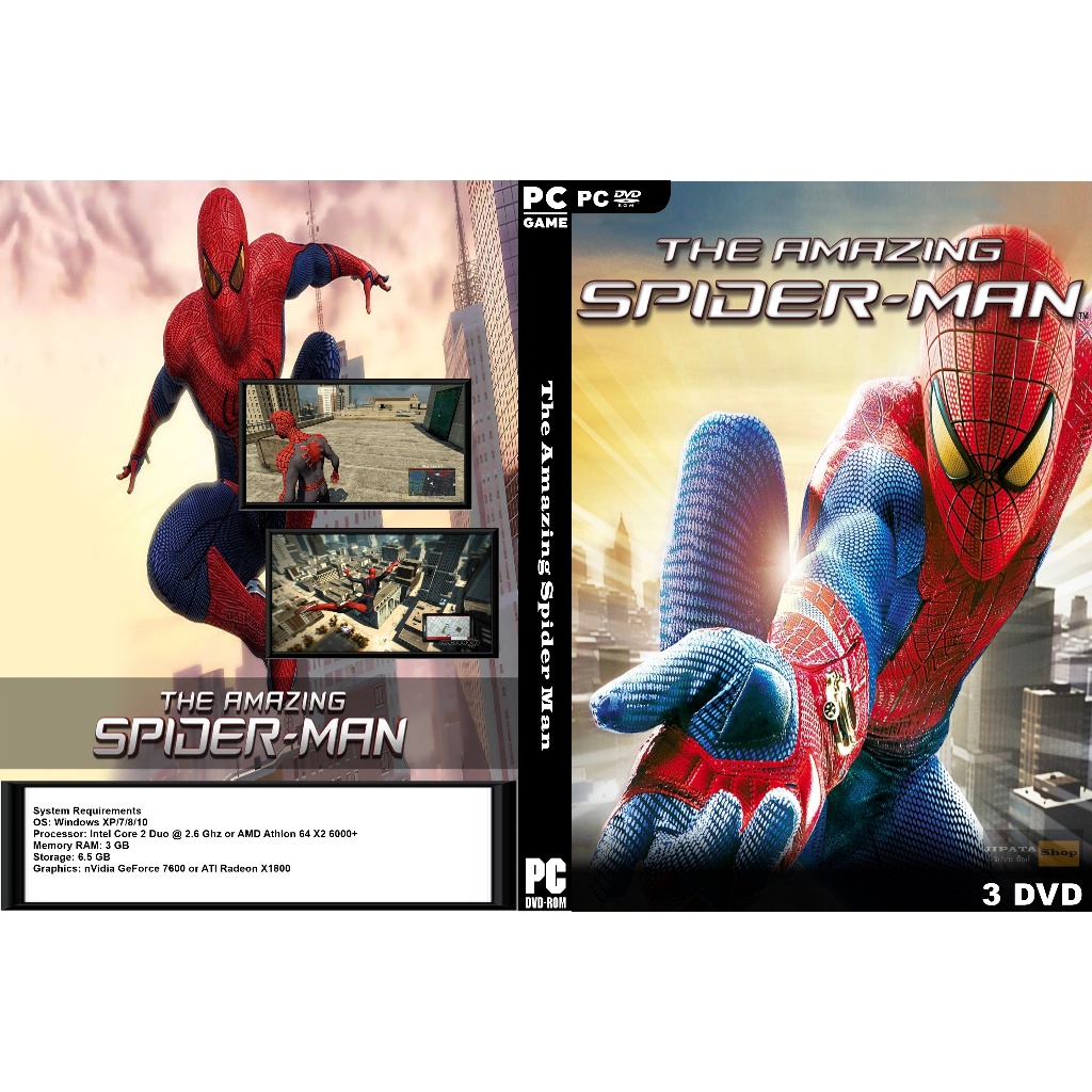 แผ่นเกมส์ PC The Amazing Spider Man (3DVD)