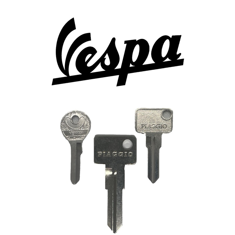 SMV กุญแจมอเตอร์ไซค์เวสป้าหัวเหล็ก