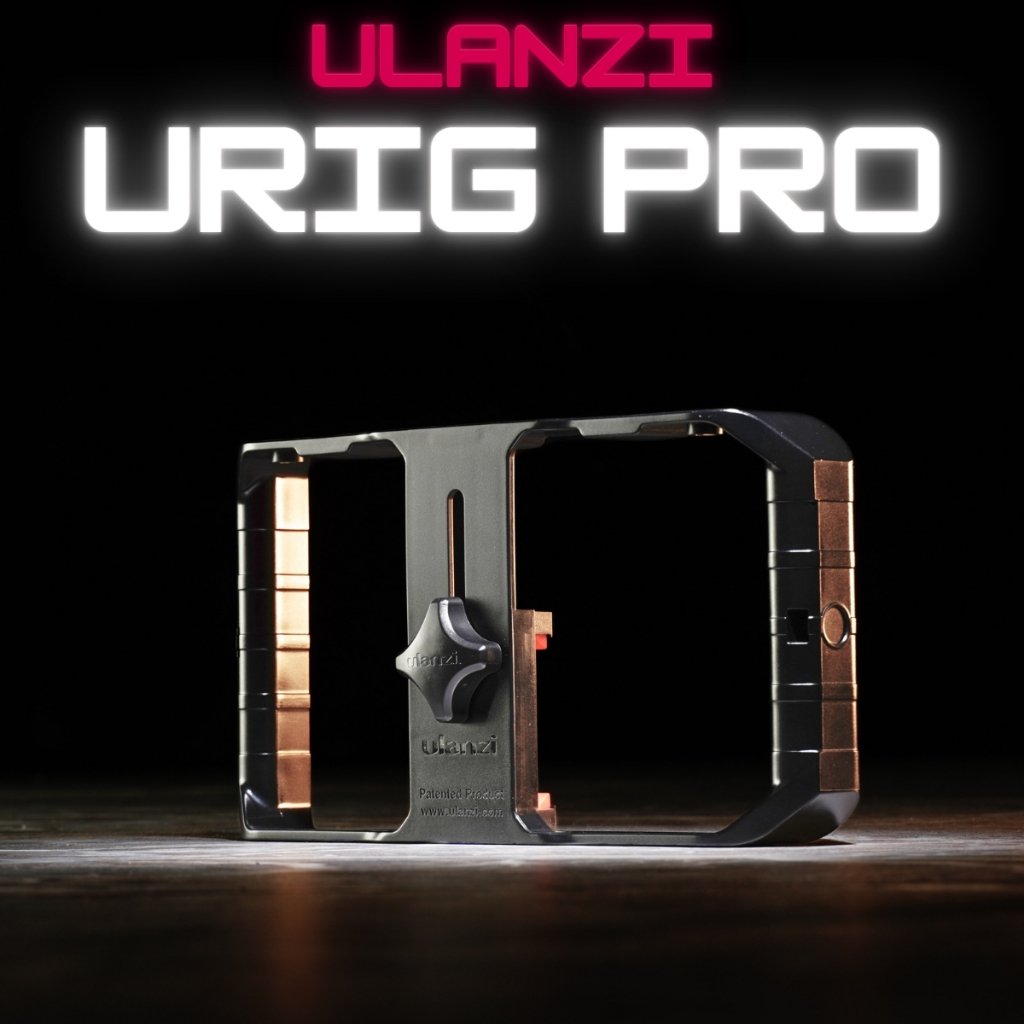 Ulanzi URIG PRO ด้ามจับกันสั่น สำหรับสมาร์ทโฟน ถ่าย Vlog / วีดีโอ มาพร้อมช่องโคชู ต่ออุปกรณ์เสริมได้