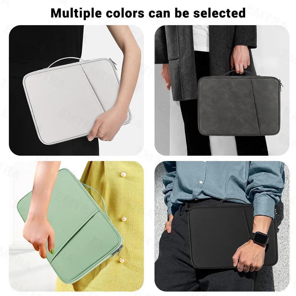กระเป๋า iPad และแท็บเล็ต กระเป๋าถือlaptop กระเป๋าใส่โน๊ตบุ๊คMacbook notebook11 /13นิ้ว เนื้อผ้ากันน้ำ มีหูหิ้ว มีช่องเก็