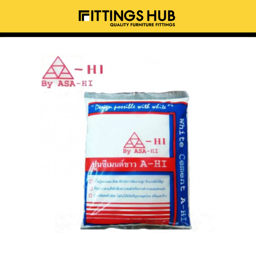 ปูนซีเมนต์ขาว A Hi - 1 กิโลกรัม - White Cement