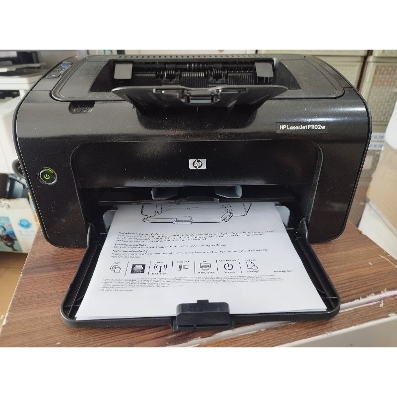 HP P1102W เครื่องปริ้น a4 ขาวดำ มือสอง ระบบไวไฟ