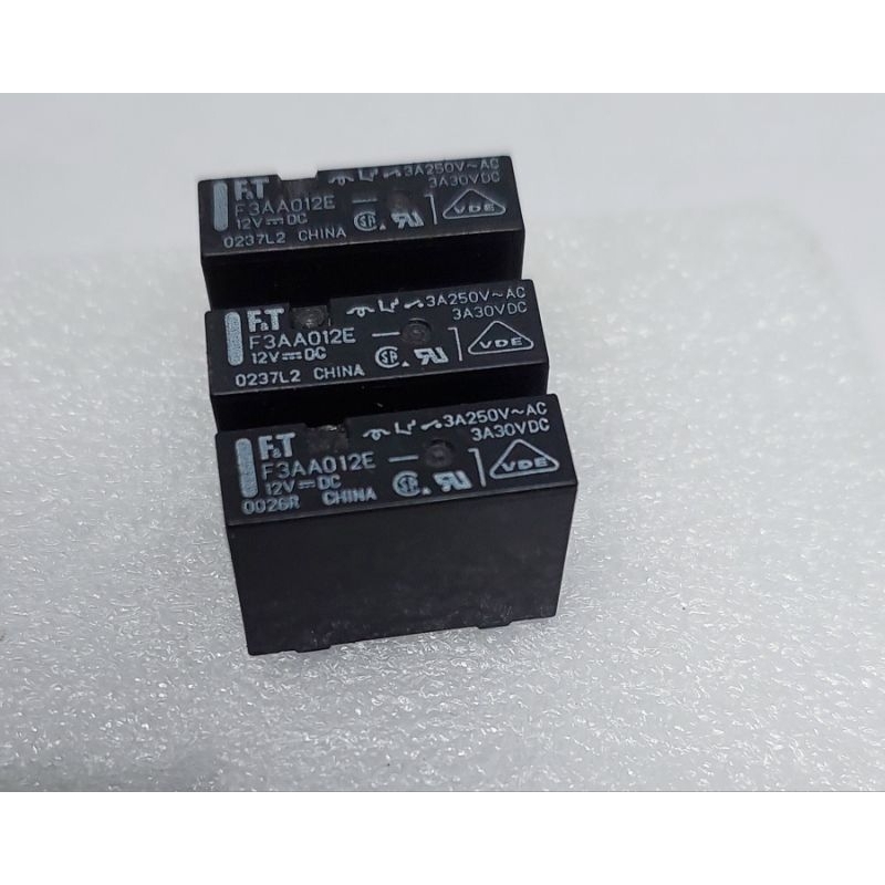 (1 ตัว) Relay F3AA012E 12VDC ,3A 250V~AC ,3A 30VDC 4 Pins, รีเลย์ F3AA012E 12VDC ,F.T