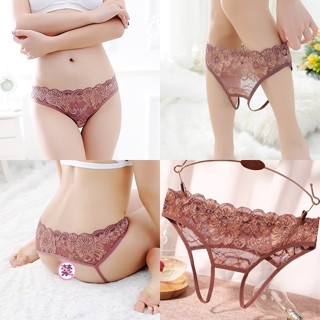 กางเกงชั้นในลูกไม้ กางเกงชั้นในผู้หญิง ลูกไม้ปักลายดอก จีสติ…