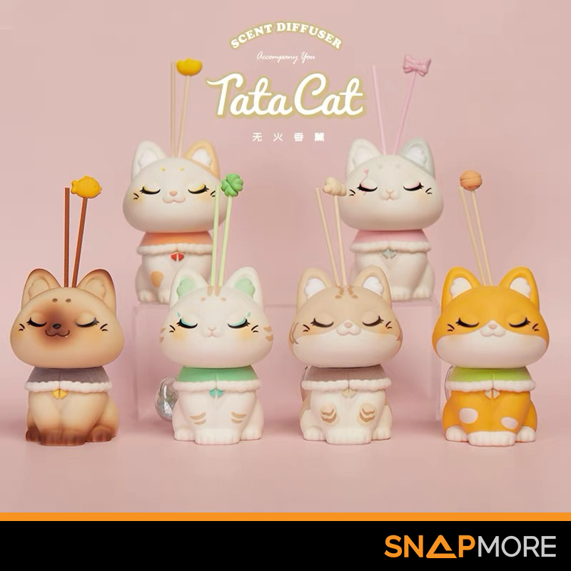 โมเดลก้านน้ำหอม Tata Cat Aromatherapy กล่องสุ่ม ลุ้น SECRET