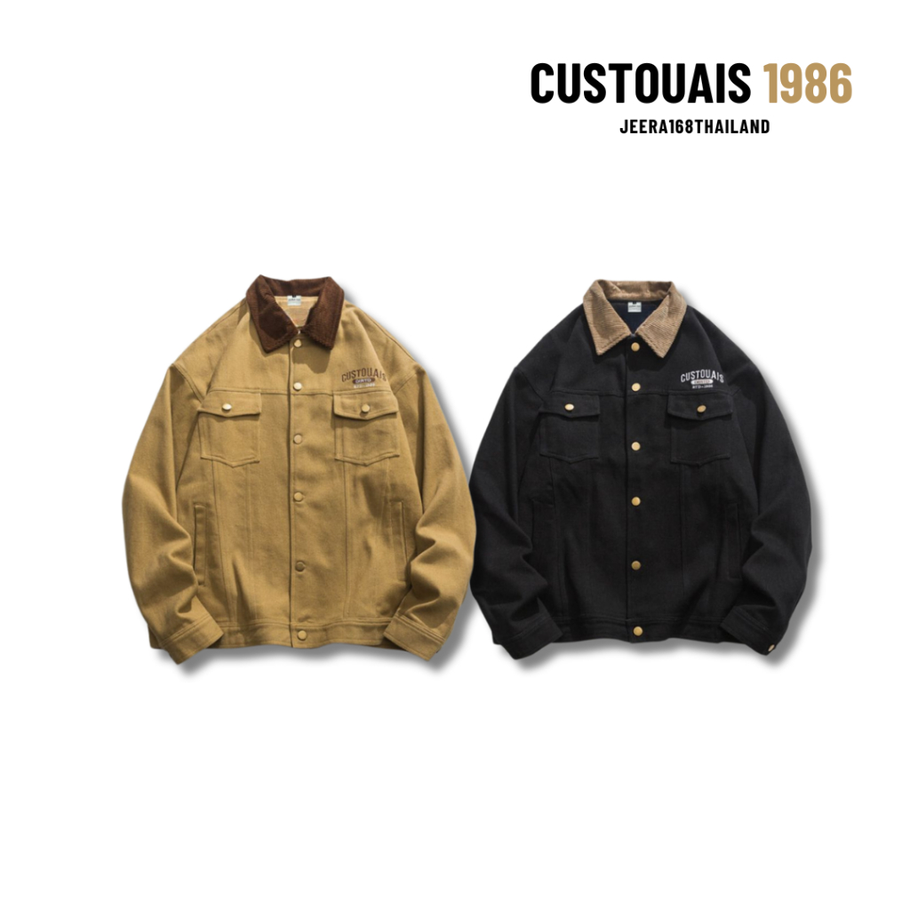 Jeera168 | รุ่น Custouais 1986 Jacket เสื้อแจ็คเก็ตสไตล์วินเทจ (พรีออเดอร์)