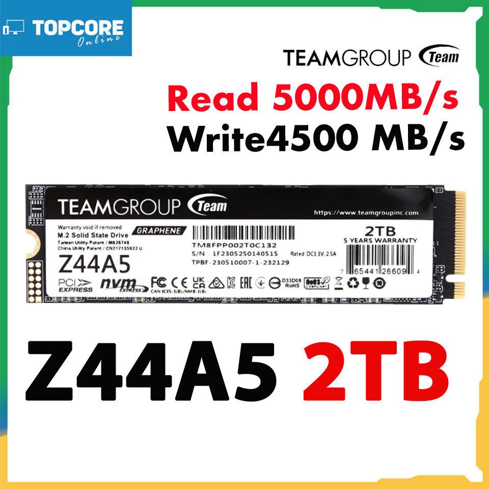 2TB SSD M.2 PCIe 4.0 TeamGroup T-FORCE Z44A5