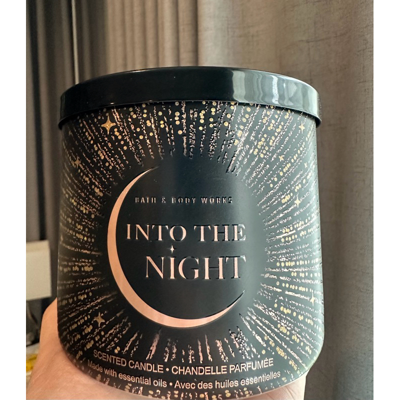 แท้ %Shopไทย Bath & Body works เทียนหอม กลิ่น Into the night พร้อมส่ง