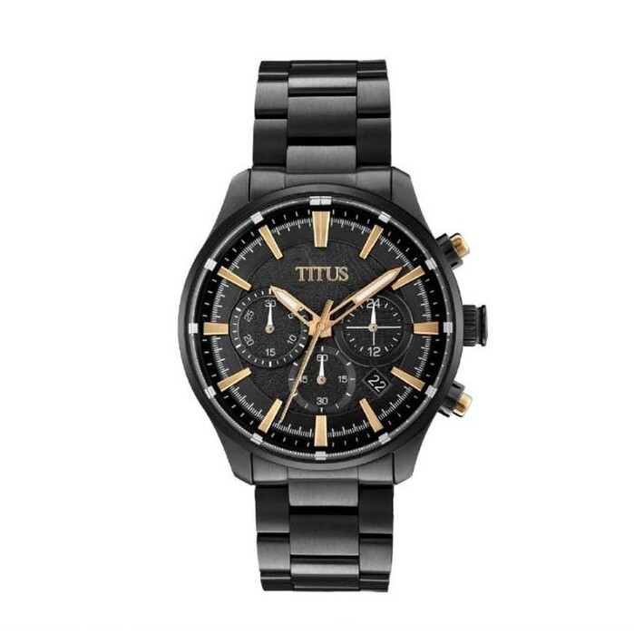 Solvil et Titus (โซวิล เอ ติตัส) นาฬิกาผู้ชาย Saber ควอตซ์ สายหนัง/ไนลอน/สเตนเลส 44มม.(W06-03082)