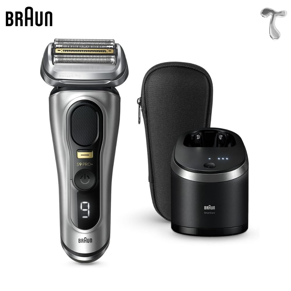 [พร้อมส่ง2สี] BRAUN Series 9 Pro+ 9567cc 9551cc-v เครื่องโกนหนวด+เคสหนัง+เครื่องล้าง 6in1 ปี2024
