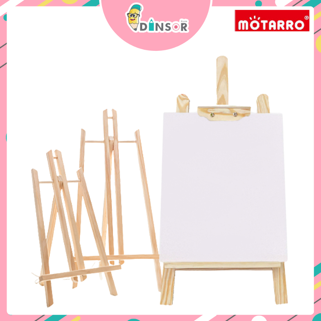 MOTARRO  ขาตั้งไม้ ขาตั้งวาดรูป ขาตั้งวาดภาพ ขาตั้งรูป ขาตั้งเฟรมผ้าใบ แบบตั้งโต๊ะ 30cm, 40cm, 50cm