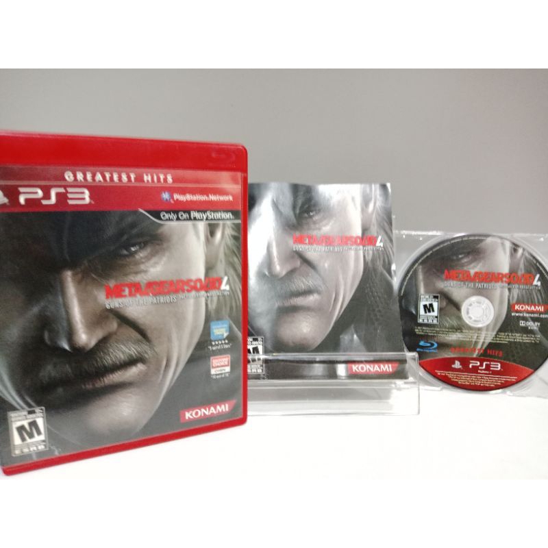 แผ่นเกมส์ Ps3 - Metal Gear solid 4 : Guns of the patriots (Playstation 3) (อังกฤษ)