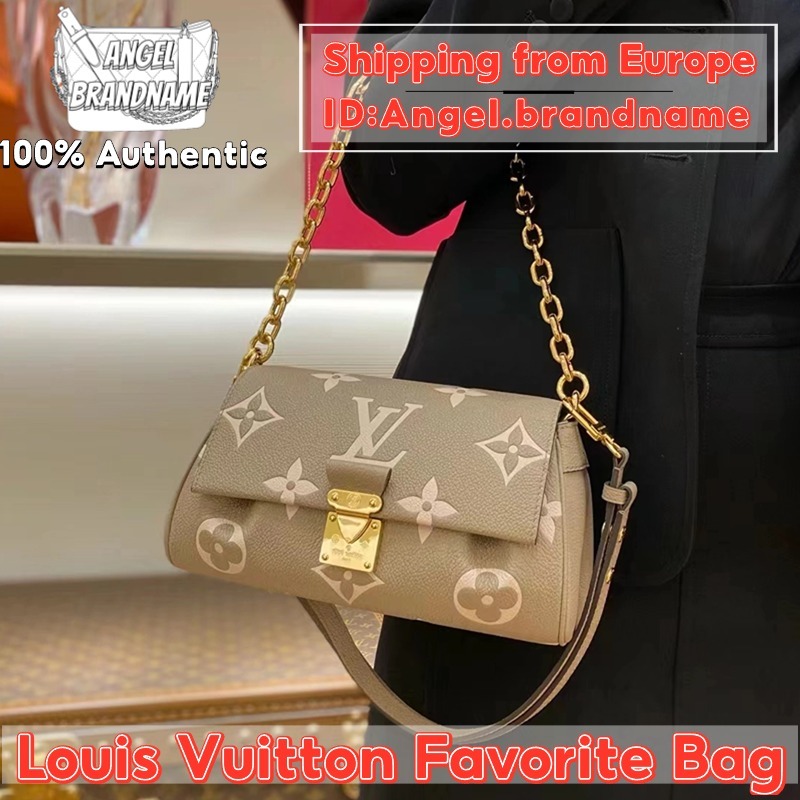 👜หลุยส์วิตตอง Louis Vuitton Favorite Bag สุภาพสตรี กระเป๋าสะพายไหล่
