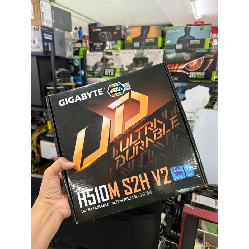 MAINBOARD (mula5) 1200 GIGABYTE H510M S2H V2 360°(ถ่าย)จากสินค้าจริง
