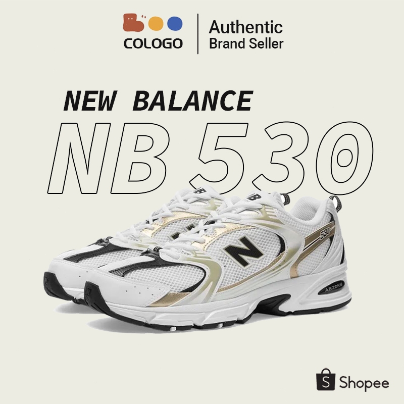 NEW BALANCE 530 NB530 MR530 new balance MR530UNI รองเท้าผ้าใบ White black 💯