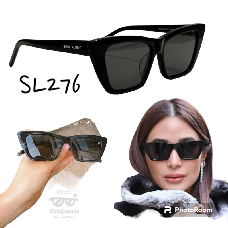 แว่นตากันแดด คุณภาพสุง เลนส์แท้ ยิ ปแ ซง SL276 MICA เซทเต็ม งานออริ 1:1 ใส่สลับแท้