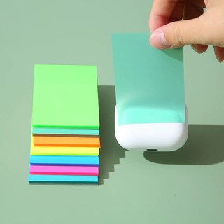 <พร้อมส่ง> โน๊ตกาวใส PET สีพื้น V.2 | 25 สี/ 50แผ่น | Transparent Sticky Note กันน้ำ โน๊ตพลาสติก เครื่องเขียน โพอิท