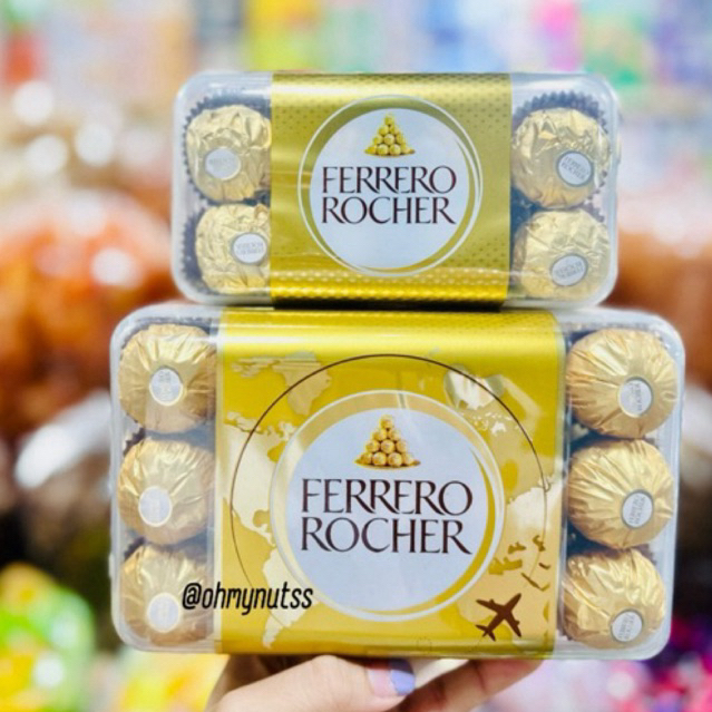 Ferrero Rocher เฟอร์เร่โร่ รอชเชอร์ ช็อคโกแลต 30 ลูก /16 ลูก