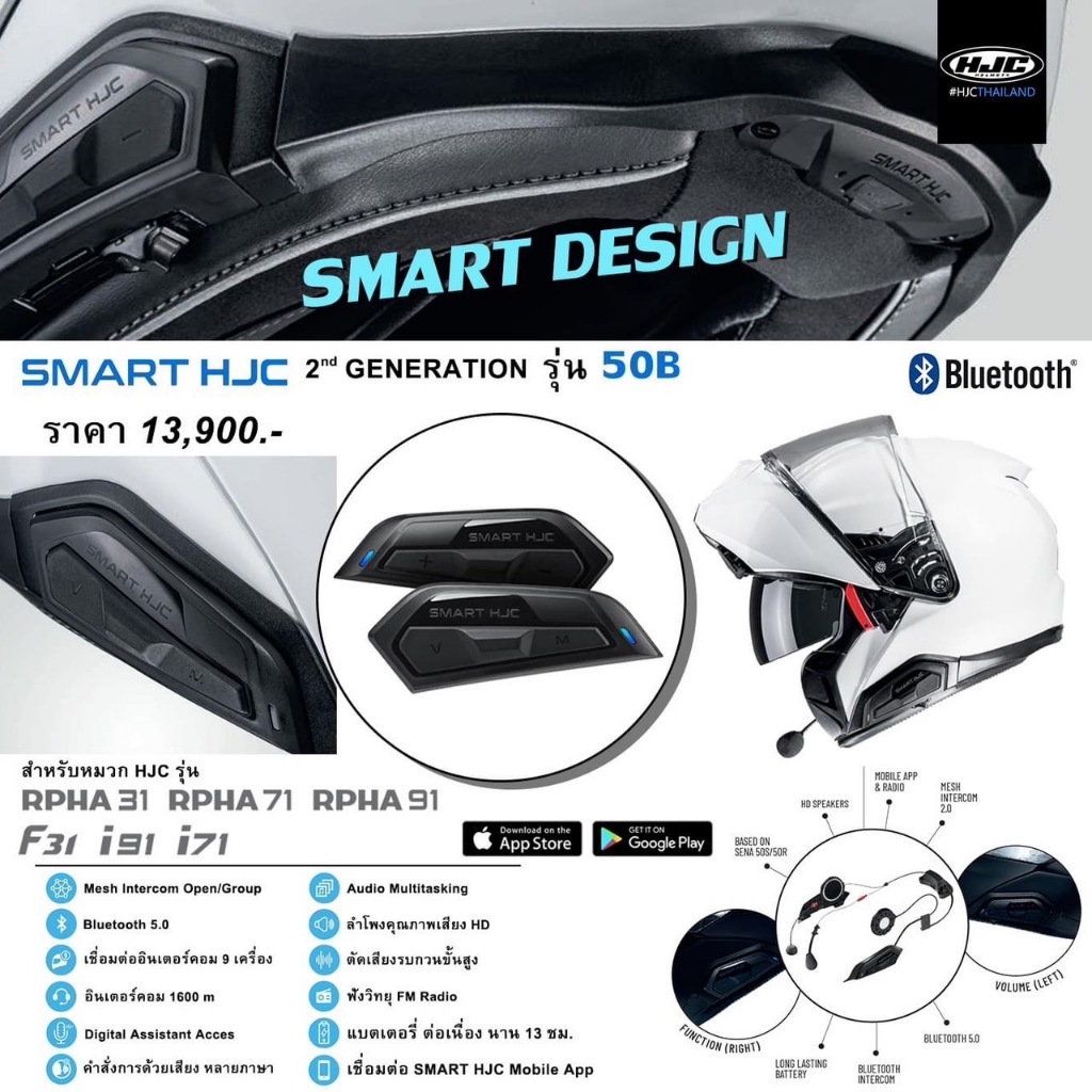 SMART HJC 2 GENERATION รุ่น 50B