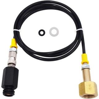 CO2 Tank Refill Station Charging Adapter with 60 inch Hose f…