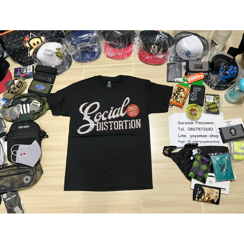 เสื้อ Social Distortion ของแท้มือ1 size S