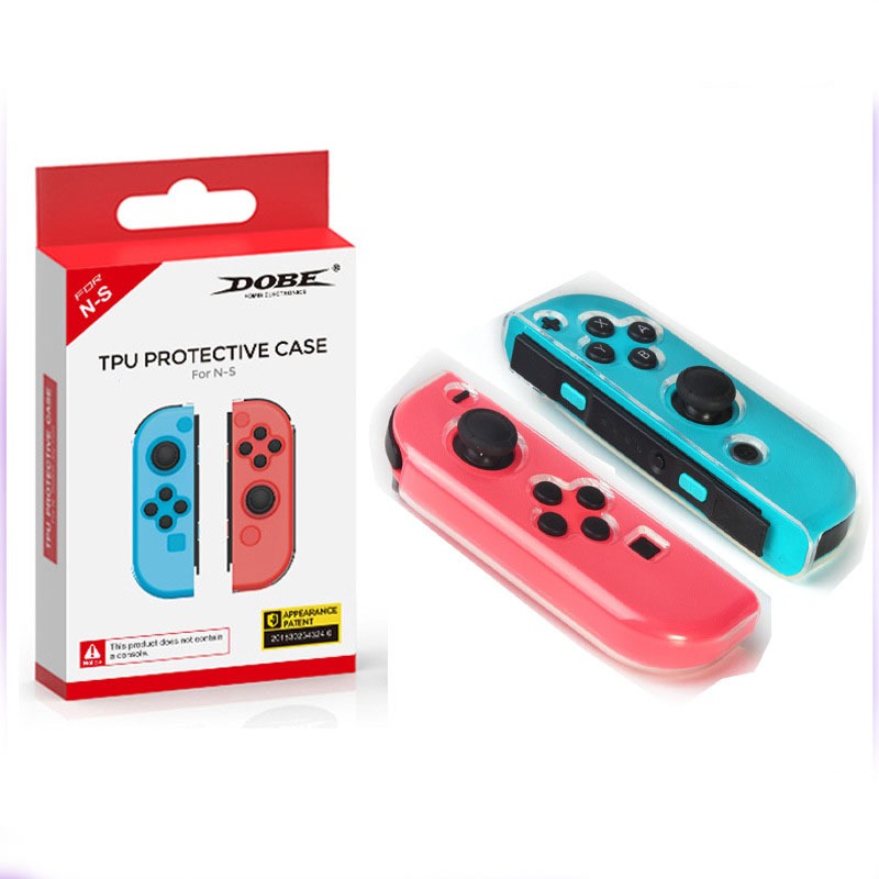 เคสจอยdobe tpu case joy con fon nintendo switch เนื้อยาง tpu ใส แบบนิ่ม dobeแท้