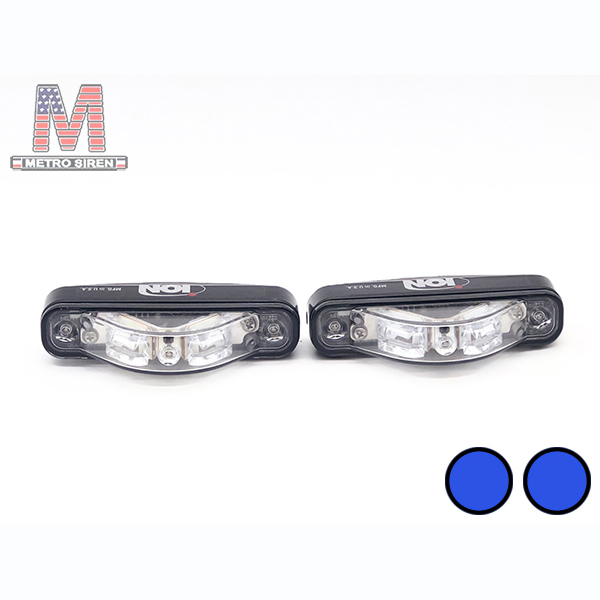 Whelen ION V1 น้ำเงินล้วน ไซเรน (มือสอง - คู่)