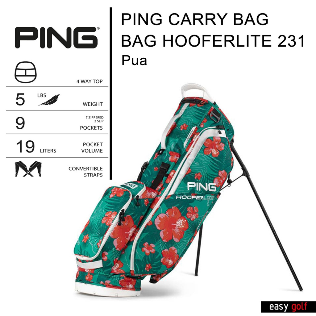 PING CARRY BAG HOOFERLITE 231 PING CARRY BAG  ถุงกอล์ฟ