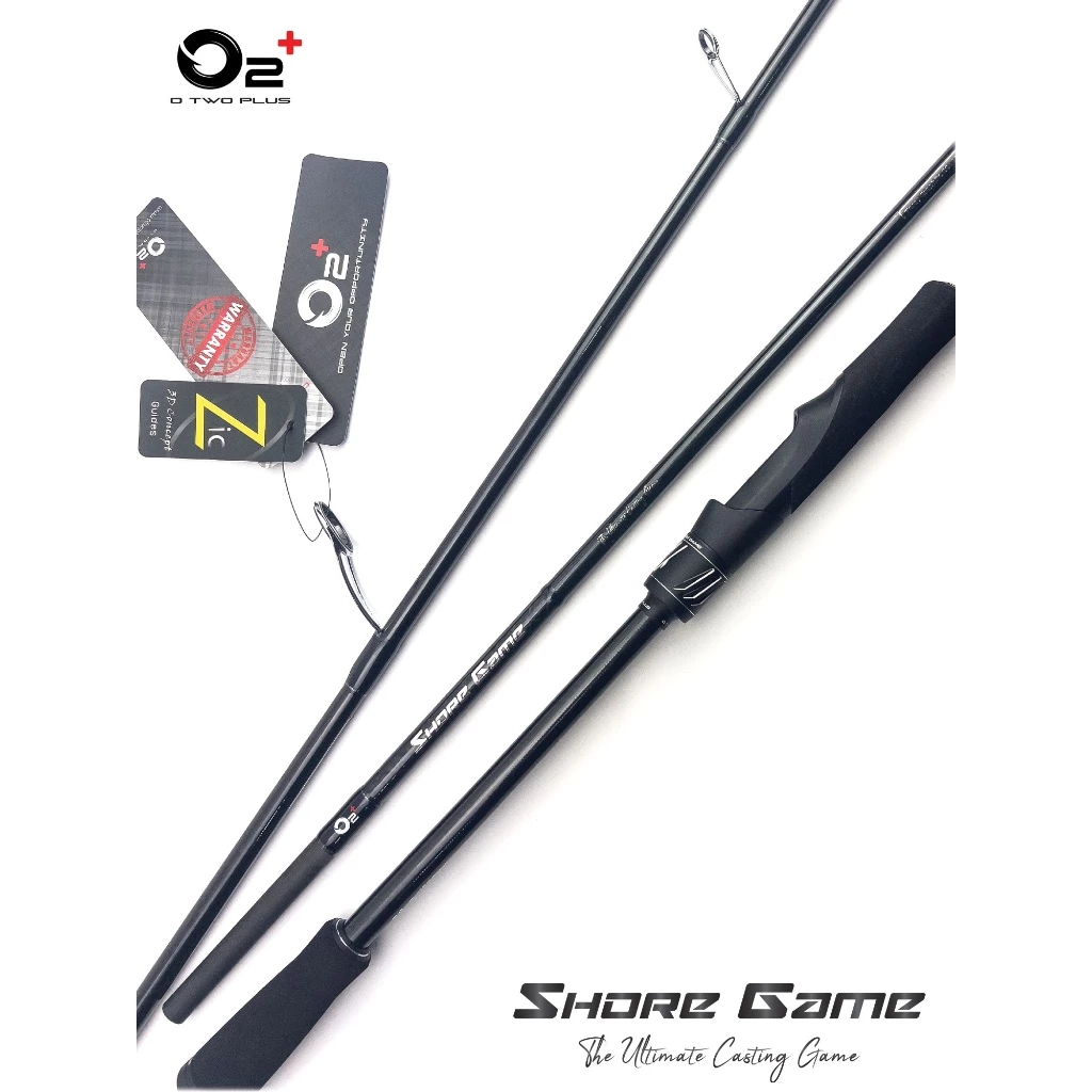 สายตรงงานตีไกล คันเบ็ด O2+ รุ่น Shore Game ความยาว 7'9" ฟุต