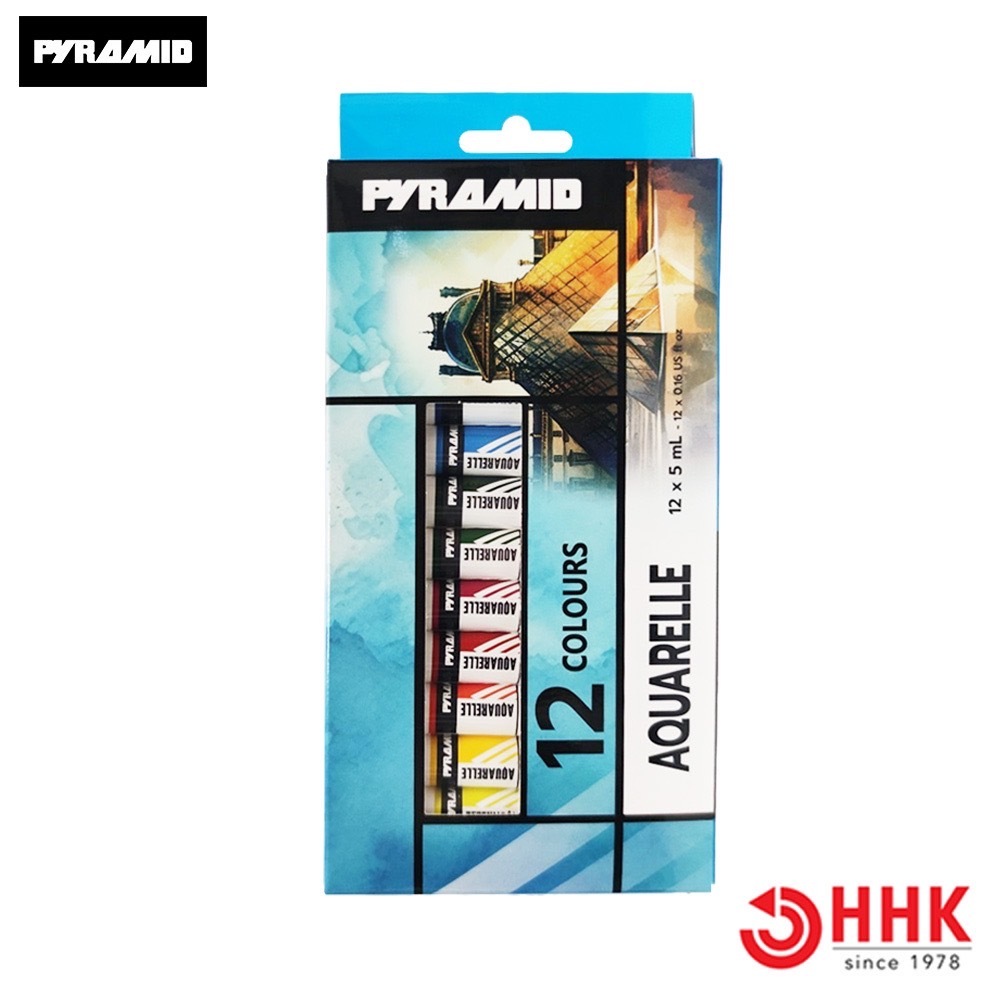ชุดสีน้ำ Pyramid 12สี ขนาด 5 ml. 6610905