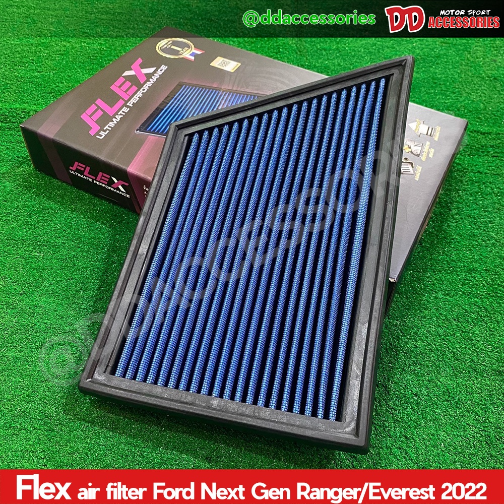กรองเปลือย กรองผ้า กรองอากาศ Everest 2022 Ranger 2022 Raptor 2022 Flex แท้ 100% กรองล้างได้