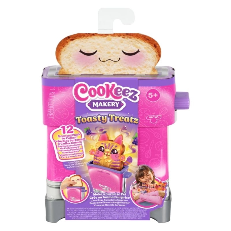 Cookeez Makery Toasty Treatz Toaster With Scented Plush เครื่องปิ้งขนมปังสุ่มตุ๊กตา ของแท้ พร้อมส่ง