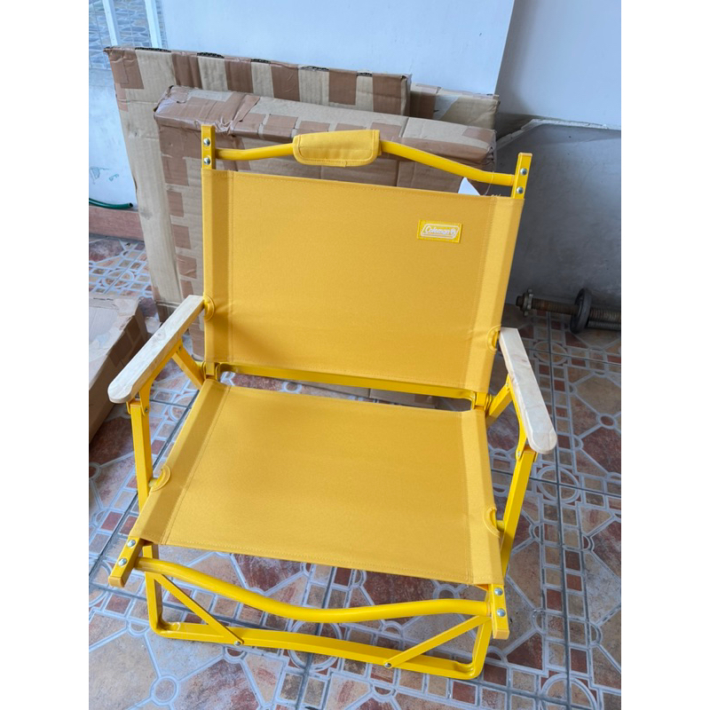 เก้าอี้ COLEMAN COMPACT FOLDING CHAIR สี Sunshine Yellow