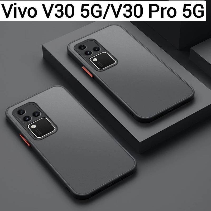 Vivo Y03T/Vivo Y28S 5G/V30e 5G/Y28 5G/Y18/Vivo Y03/Y100 5G/V30 Liteเคสขอบนิ่มหลังแข็งขุ่นคลุมกล้องVi