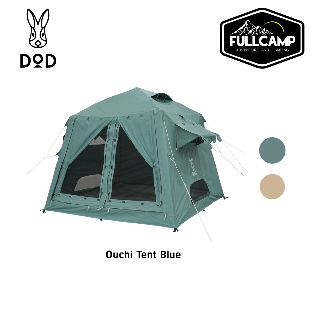 DoD Ouchi Tent เต็นท์แคมป์ปิ้งสำหรับ 4 คน เต็นท์ทรงบ้าน