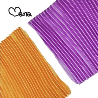 สไบพลีท ผ้าต่วนเงา หน้ากว้าง 11 นิ้ว ยาว 3 เมตร จีบเล็ก มี 2…