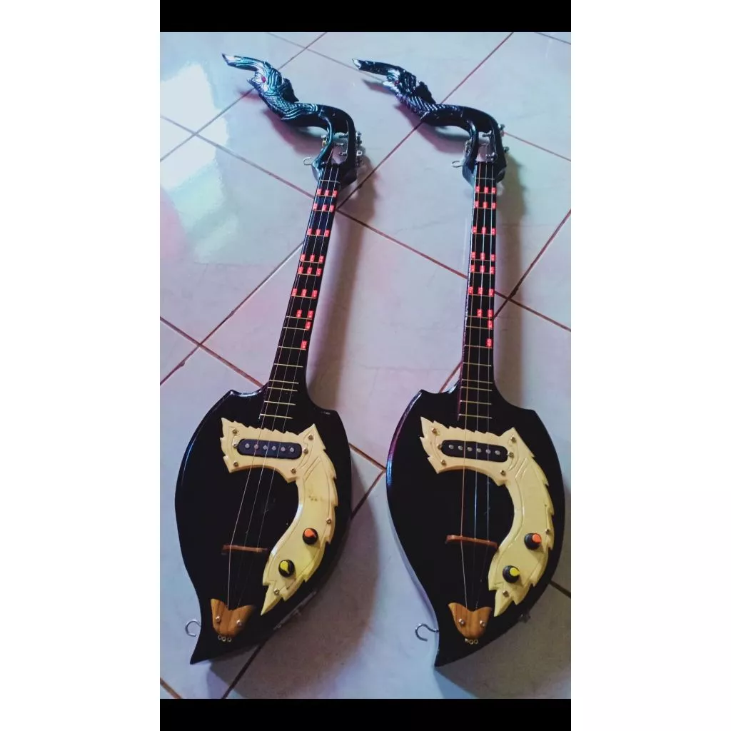 พิณโปร่งไฟฟ้า2ระบบเสียงดีราคาถูก