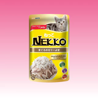 ส่งด่วนได้ของเลย Nekko อาหารแมว เน็กโกะ บรรจุ 12 ซอง แมวถูกใจ