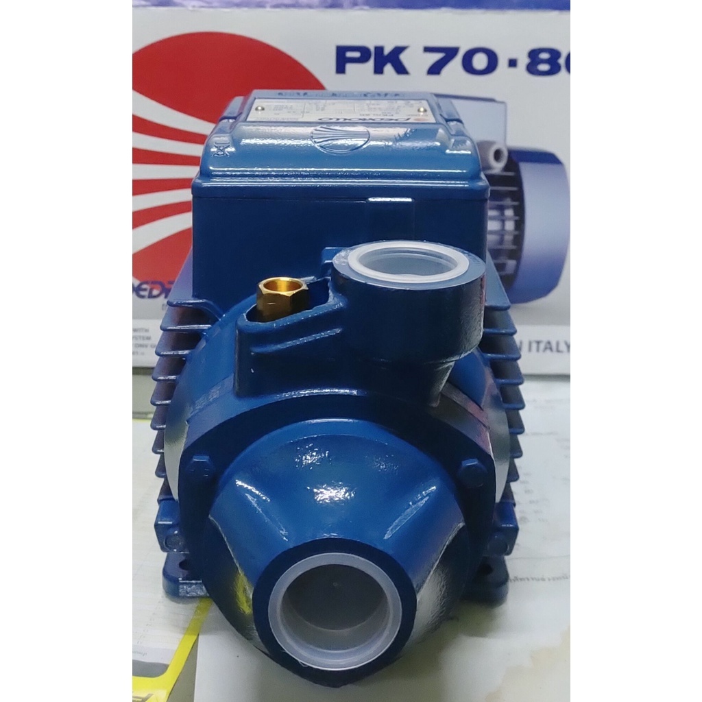 Pedrollo รุ่น PKM80 ปั๊มน้ำใบพัดเฟือง 1แรงม้า ขนาดท่อ 1X1นิ้ว ไฟฟ้า220 V