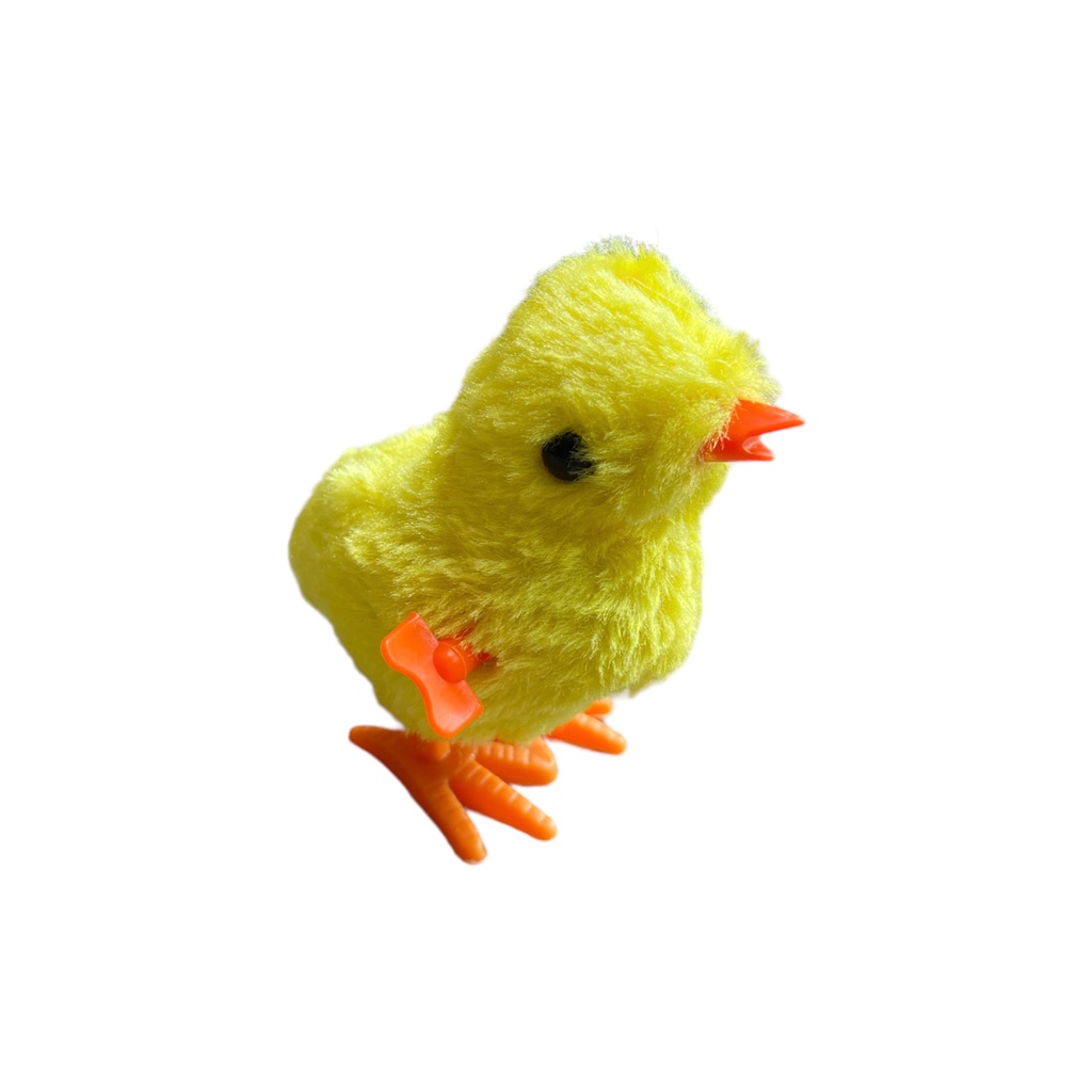 ของเล่น ไก่ไขลาน ขนาด 6*7ซม. (ราคา 120บาท ได้ 12ชิ้น) สีเหลือง