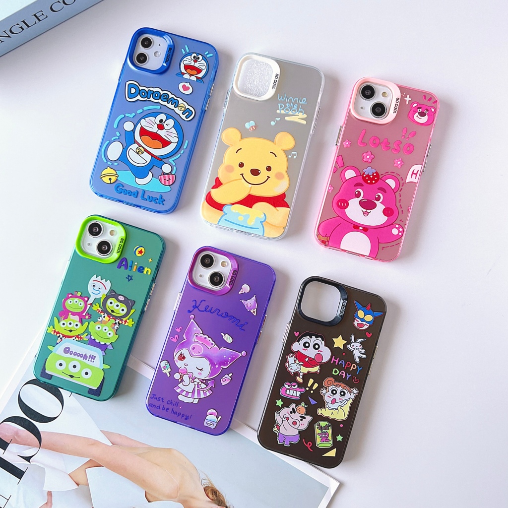-เคสSocool ขอบนิ่มสะท้อนแสง เคสพร้อมส่ง ไอโฟนi15 i15pro i15promax i14 i13 i12 i11 xR 7p วีโว้ Y20 Y2