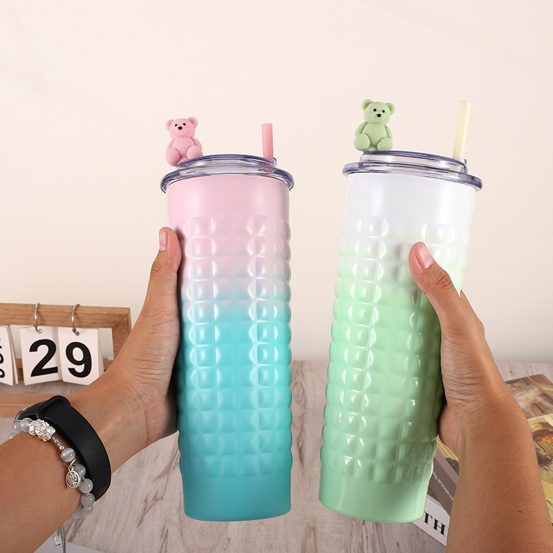 แก้วเก็บความเย็น (Durian bear) 750 ml. สีทูโทน รูปที่ 6
