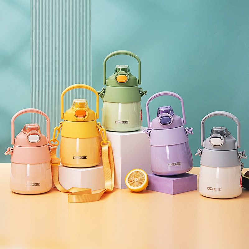 DODGE กระติกน้ำเก็บความเย็น กระติกน้ำสแตนเลส กระติกน้ำเด็ก กระบอกน้ำเก็บความเย็น ขนาด900 ML