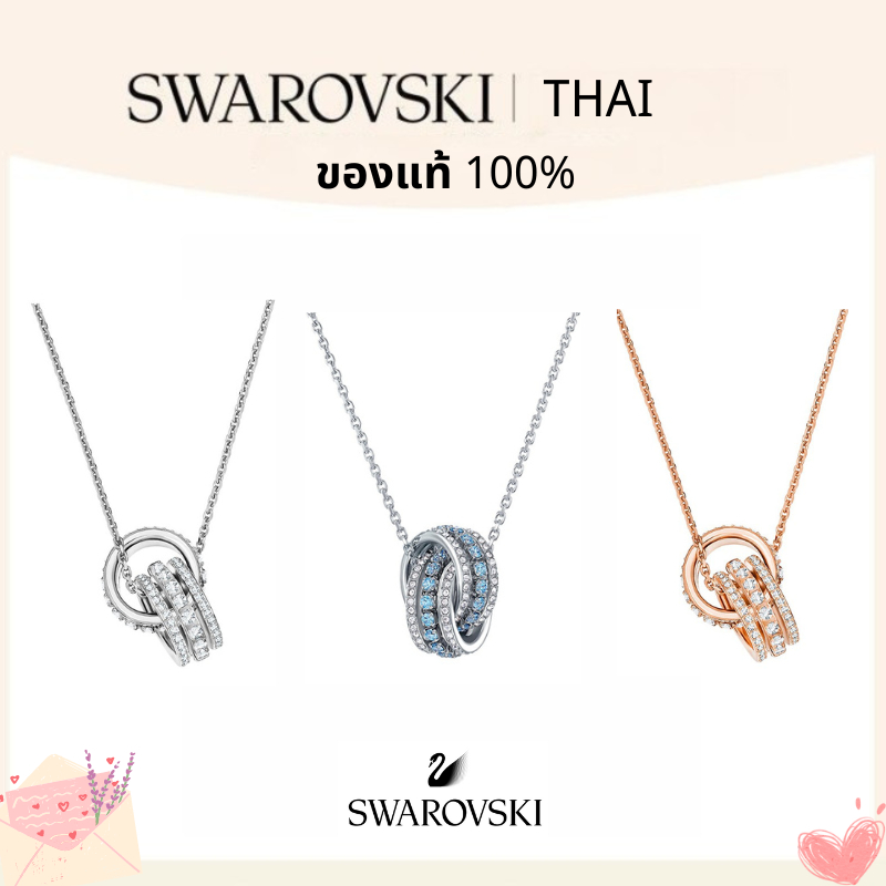 THAI🏅💎สินค้าพร้อมส่งในไทย💎Swarovski สร้อยคอSwarovski Swarovskiแท้ FURTHER necklace สร้อยคอผู้หญิง ของแท้100%