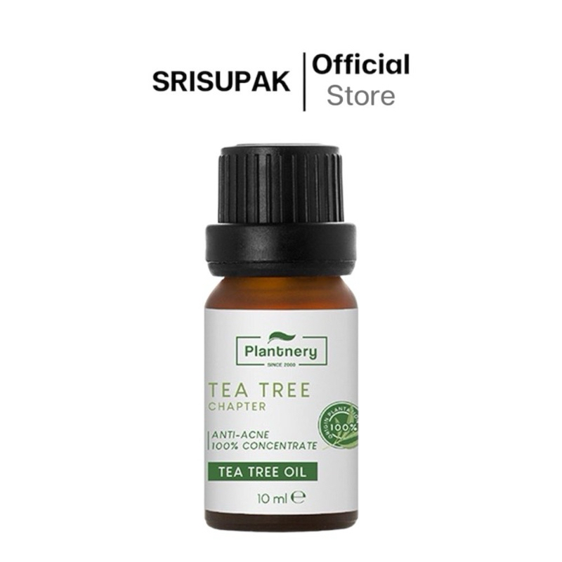 Plantnery Tea Tree Oil Acne Spot 10 ml แพลนท์เนอรี่ น้ำมันที ทรี เข้มข้น สำหรับ แต้มสิว