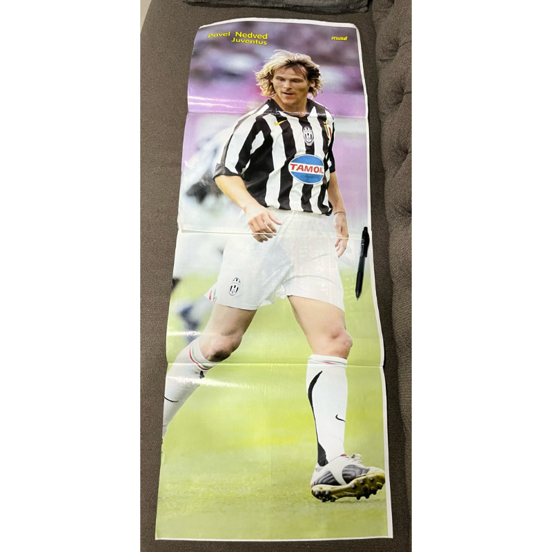 โปสเตอร์ยักษ์ 40 นิ้ว พาเวล เนดเวด Pavel Nedved (Juventus) - นิตยสารเจาะเกมส์