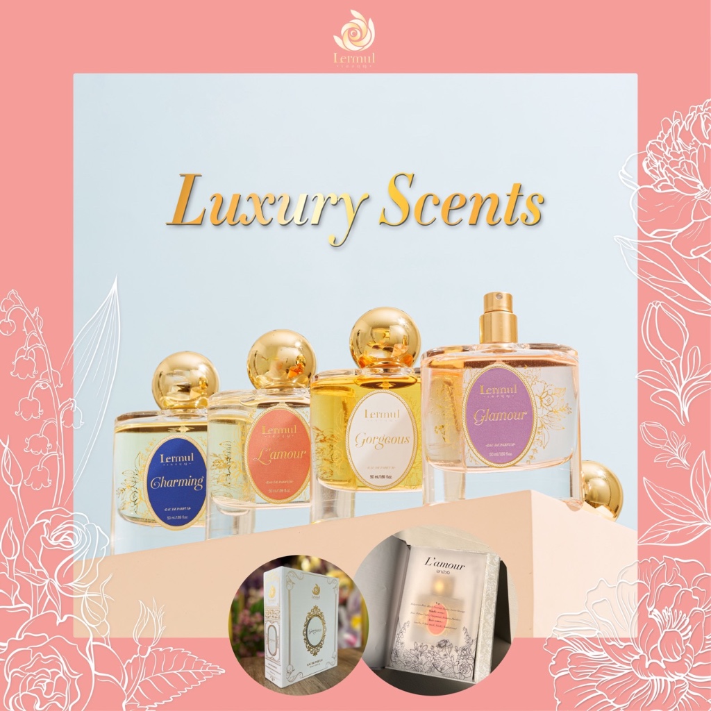 Luxury Scents collection น้ำหอมแห่งสเน่ห์ น้ำหอมนิช แบรนด์ไทย Lermul ติดทน Eau De Parfum – โปรปัง