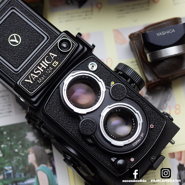 กล้อง TLR MediumFormat  Yashica Mat 124G