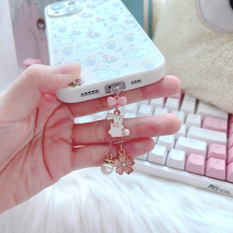 [พร้อมส่ง] จุกกันฝุ่น ipad, iphone, android จุกหูฟัง จุกกันฝุ่นโทรศัพท์, สินค้าDiy